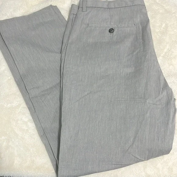 Banana Republic Mens  slim stretch Dress Pant Gray Size 36 x 30 - Picture 7 of 7